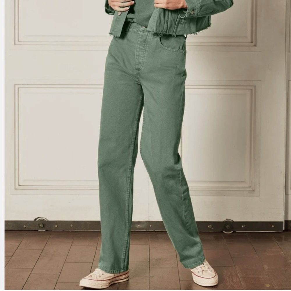 Boyish Green Straight Leg Jeans